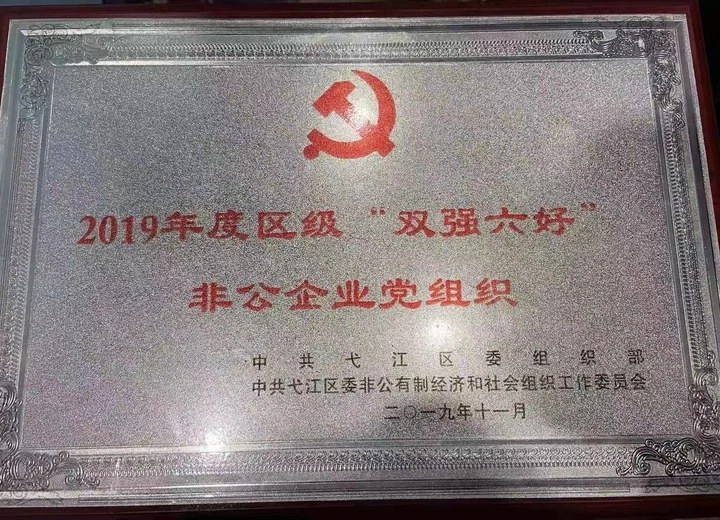 区级“双强六好”非公企业党组织
