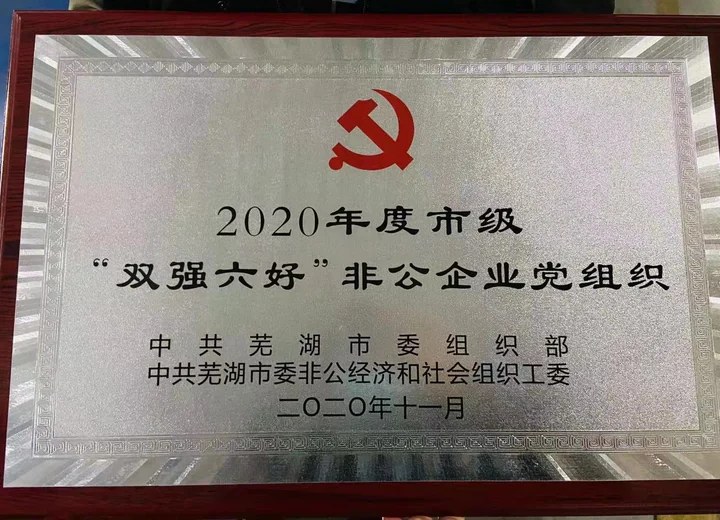 市级“双强六好”非公企业党组织